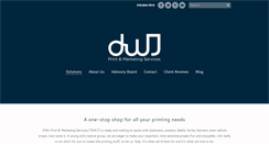 Desktop Screenshot of dwjprint.com